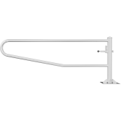Swiveling gates | to be fixed by plugs, hot-dip galvanized | total width: 2500 mm | for padlock